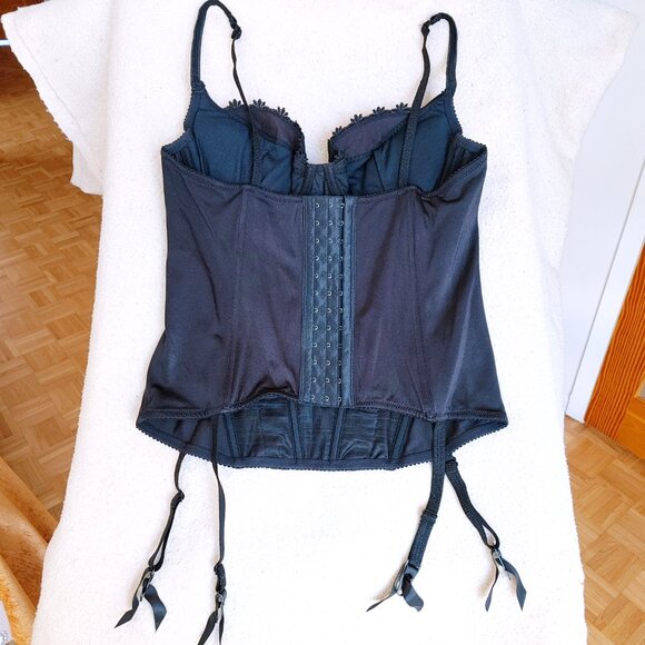 🆕 NWT La Senza black lingerie bustier corset style - Picture 2 of 13